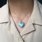 گردنبند فیروزه زنانه دوطرفه (کد138) - تصویر 4